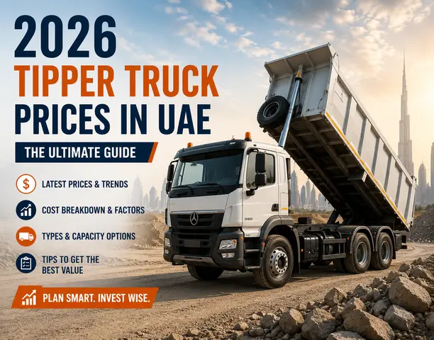 Tipper truck prices in UAE 2026