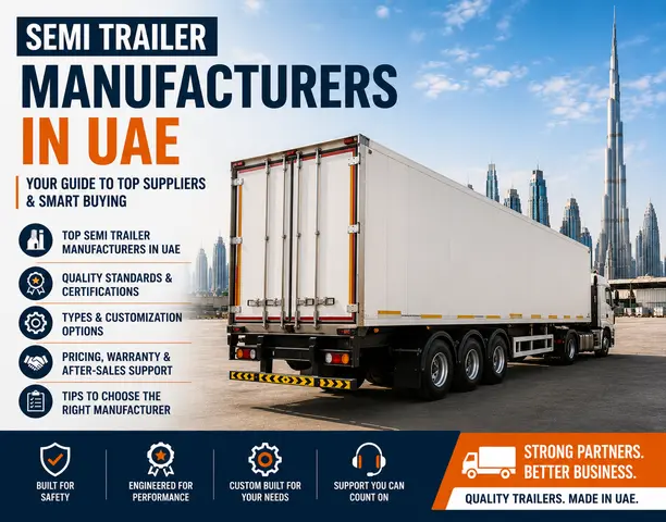 Semi trailer manufacturers in UAE