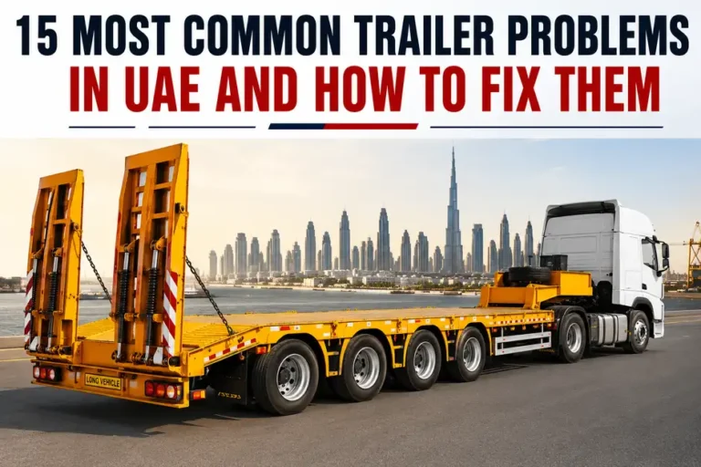 Common trailer issues in UAE