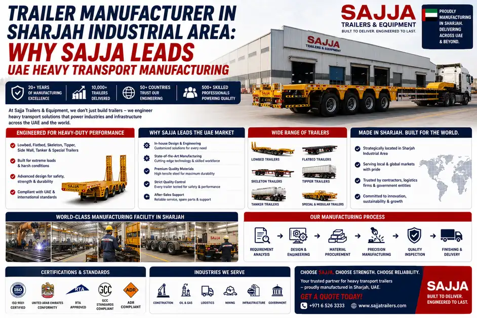 Trailer Manufacturing in Sharjah Industrial state