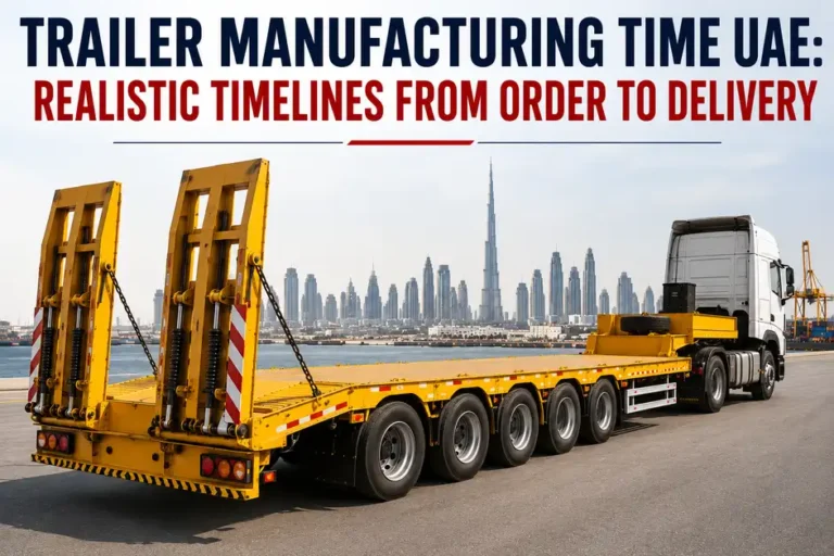 Trailer Manufacturing Timeline