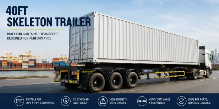 40ft skeleton trailer in UAE