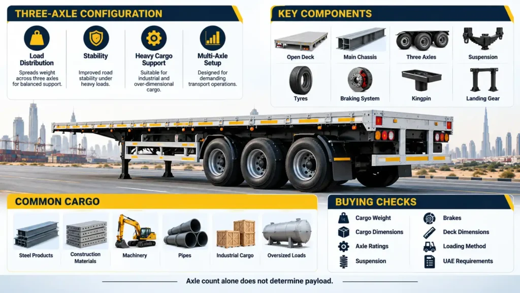 3 Excel Flatbed Trailer Configuration